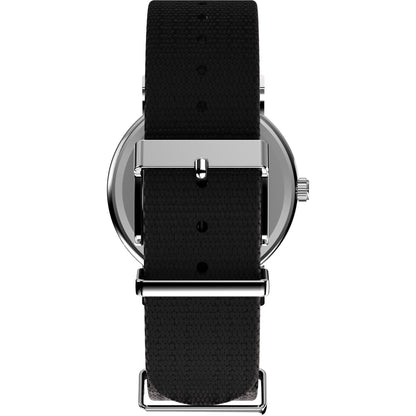 Timex Weekender 38mm Unisex Analog Watch | INDIGLO Backlight | Adjustable Durable Nylon Fabric Slip Through Strap | 24 Hour Time