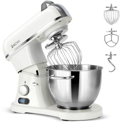 8.4QT Commercial Stand Mixer 800W with Aluminum Die Casting Meets the Standard of NSF/ANSI 8-2023, Mixers Kitchen Electric Stand Mixer with Stainless Steel 8L Bowl, Dough Hook, Whisk and Beater