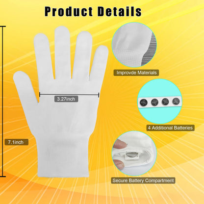Toys for Ages 8-13 LED Gloves Toys for Boys Age 8-10 Light Up Gloves, Light Up for Kids Birthday Easter Gift Cool Fun Toys for 8-13 Year Old