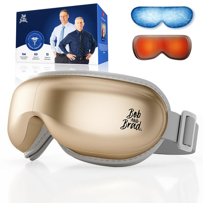 BOB AND BRAD Eye Massager with Heat FSA Eligible HSA, Birthday Gifts for Women Men Mom EyeOasis 2 Heated Eye Mask for Migraines with Music, Smart Migraine Massager for Dry Eyes Relief & Improve Sleep