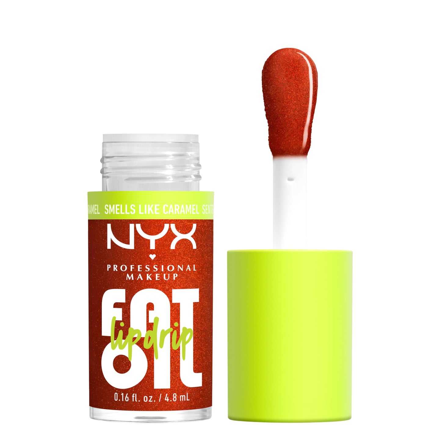 NYX PROFESSIONAL MAKEUP Fat Oil Lip Drip, Moisturizing Lip Oil Gloss, Vegan Tinted Formula, Up to 12 HR Hydration - Supermodel (Shimmering Magenta)