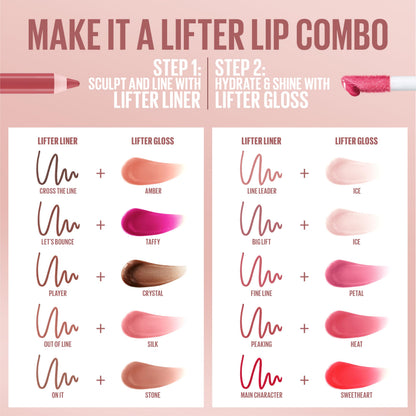 Maybelline Lifter Gloss, Hydrating Lip Gloss with Hyaluronic Acid, Ice, Pink Neutral, 0.18 Ounce