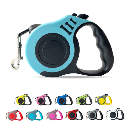 Retractable Dog Leash Automatic Telescopic Tractor Dog Tape, Pet Tape 10/16 FT Durable and Convenient, with Non-Slip Handle, Suitable for Small and Medium-Sized Dogs