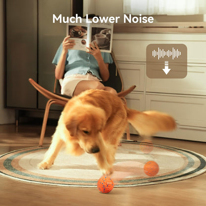 Cheerble Smart Interactive Dog Toy, Wicked Ball AIR, Automatic Moving, Bouncing, and Rotating, E-TPU Material, IPX7 Waterproof Rating, Active Rolling Ball for Puppy, Medium and Large Dogs