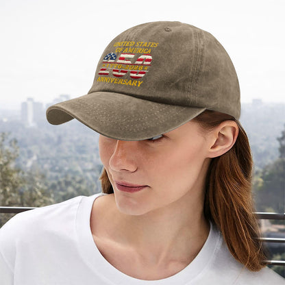 Funny Hat America Hats for Men Gifts for Dad Baseball Cap