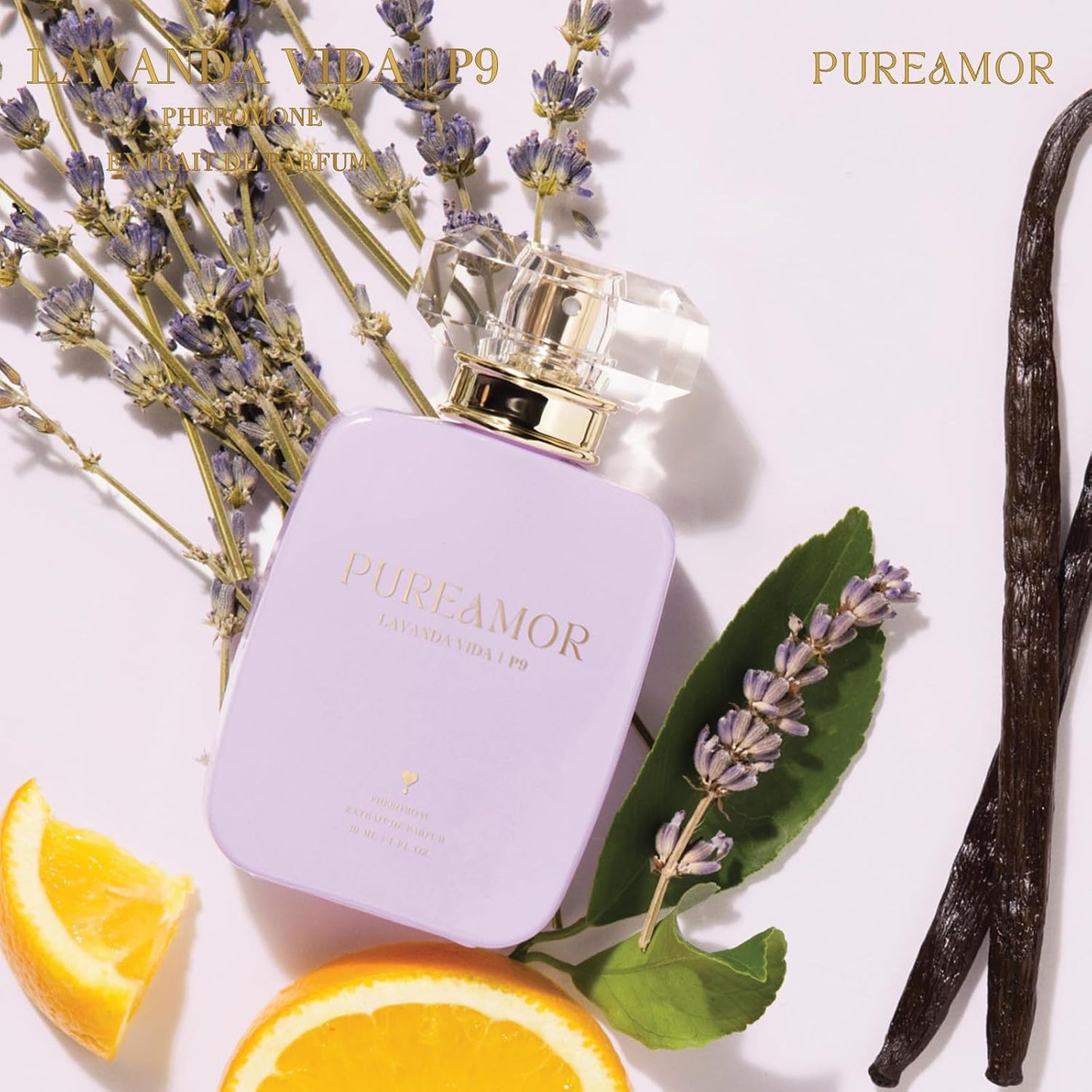 Pheromone Perfume for Women, Amber Noir Extrait de Parfum - Long Lasting Vanilla Amber Scent, 30% High Concentration, Full Size Fragrance Spray, 1.0 oz / 30 ml