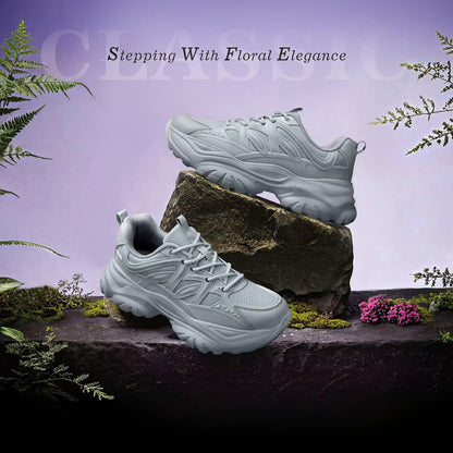 Women's Road Running Shoes Non Slip Ladies Walking Fashion Athletic Chunky Sneakers Work Gym Comfort Lightweight Mesh Soft Sole