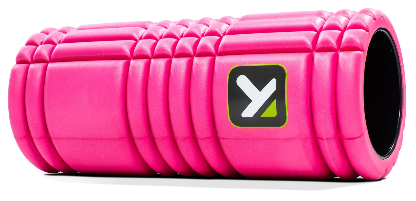 TriggerPoint Grid 1.0 Foam Roller - 13" Multi-Density Massage Roller for Deep Tissue & Muscle Recovery - Relieves Tight, Sore Muscles & Kinks, Improves Mobility & Circulation - Targets Key Body Parts