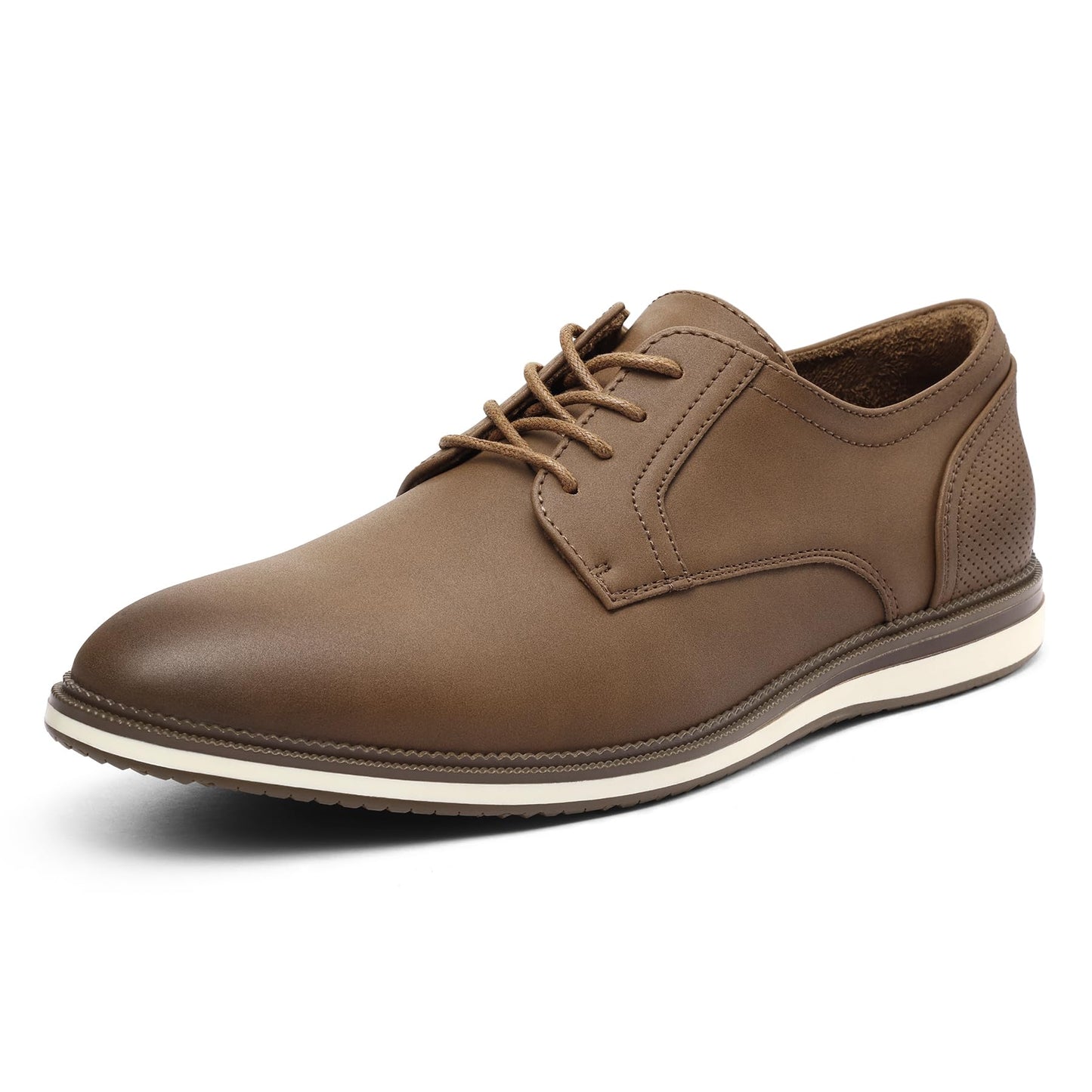 Men's Casual Oxfords Dress Shoes Business Formal Sneakers | oxford style for business, casual &formal events,lightweight non-slip TPR sole,all-day cushioned comfort for long standing
