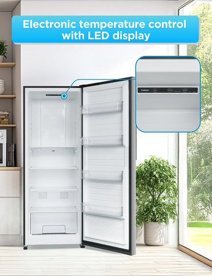 Commercial Cool 20 Cu. Ft. Top Mount Refrigerator with Freezer, 2-Door Refrigerator with Top Freezer and Adjustable Temperature Control, Ice Maker Ready, Energy Star Certified, Stainless Look