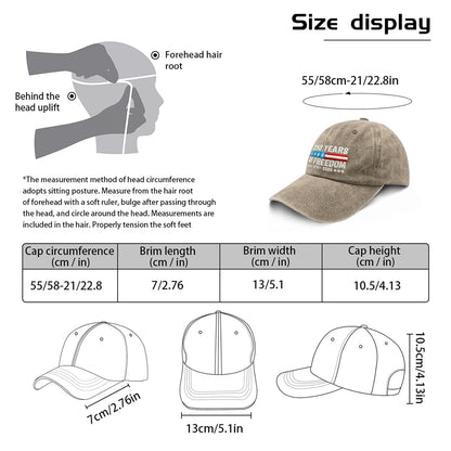 Funny Hat America Hats for Men Gifts for Dad Baseball Cap
