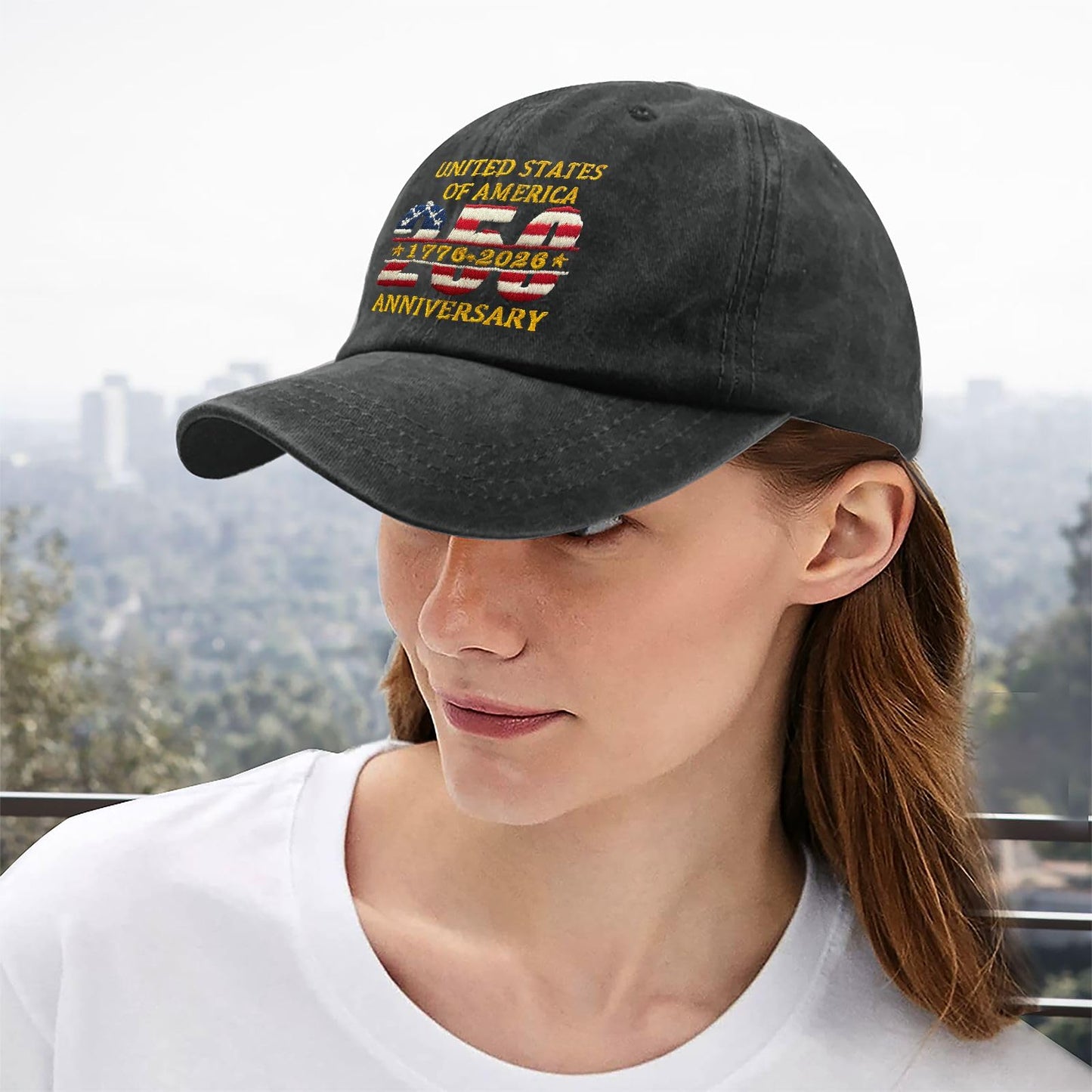 Funny Hat America Hats for Men Gifts for Dad Baseball Cap