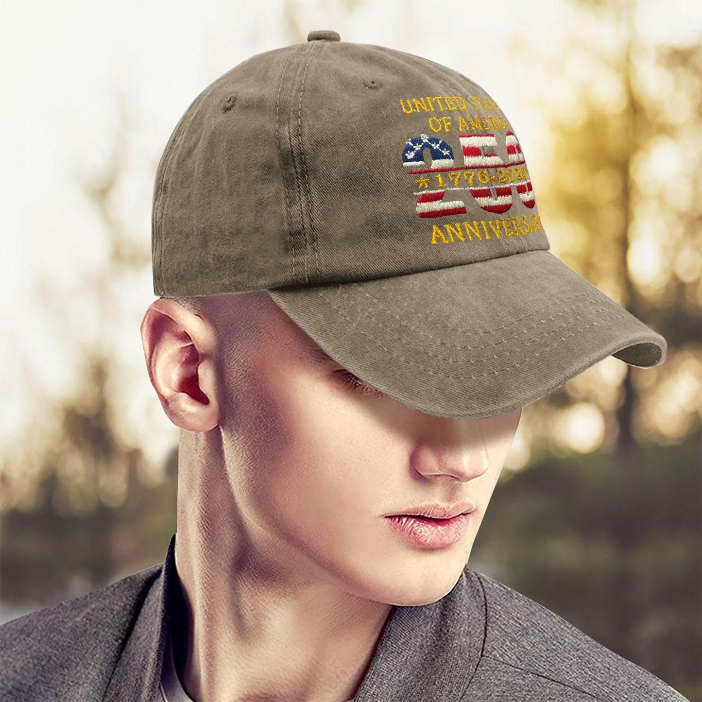 Funny Hat America Hats for Men Gifts for Dad Baseball Cap