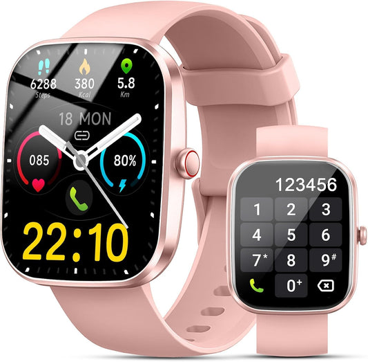 Smart Watch for Men Women, 1.91"Smartwatch with Answer/Make Call, Fitness Tracker with 100+ Sport Modes, Watches IP68 Waterproof/Heart Rate/Sleep Monitor/Pedometer, Activity Tracker for Android iOS