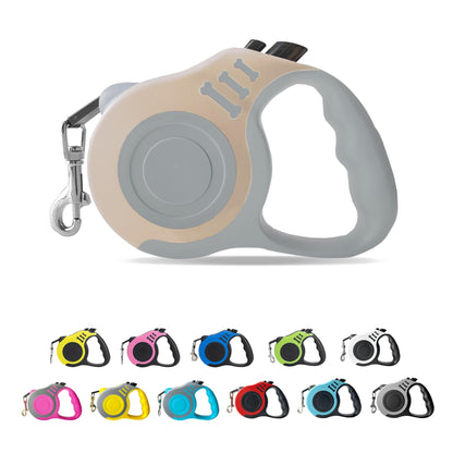 Retractable Dog Leash Automatic Telescopic Tractor Dog Tape, Pet Tape 10/16 FT Durable and Convenient, with Non-Slip Handle, Suitable for Small and Medium-Sized Dogs