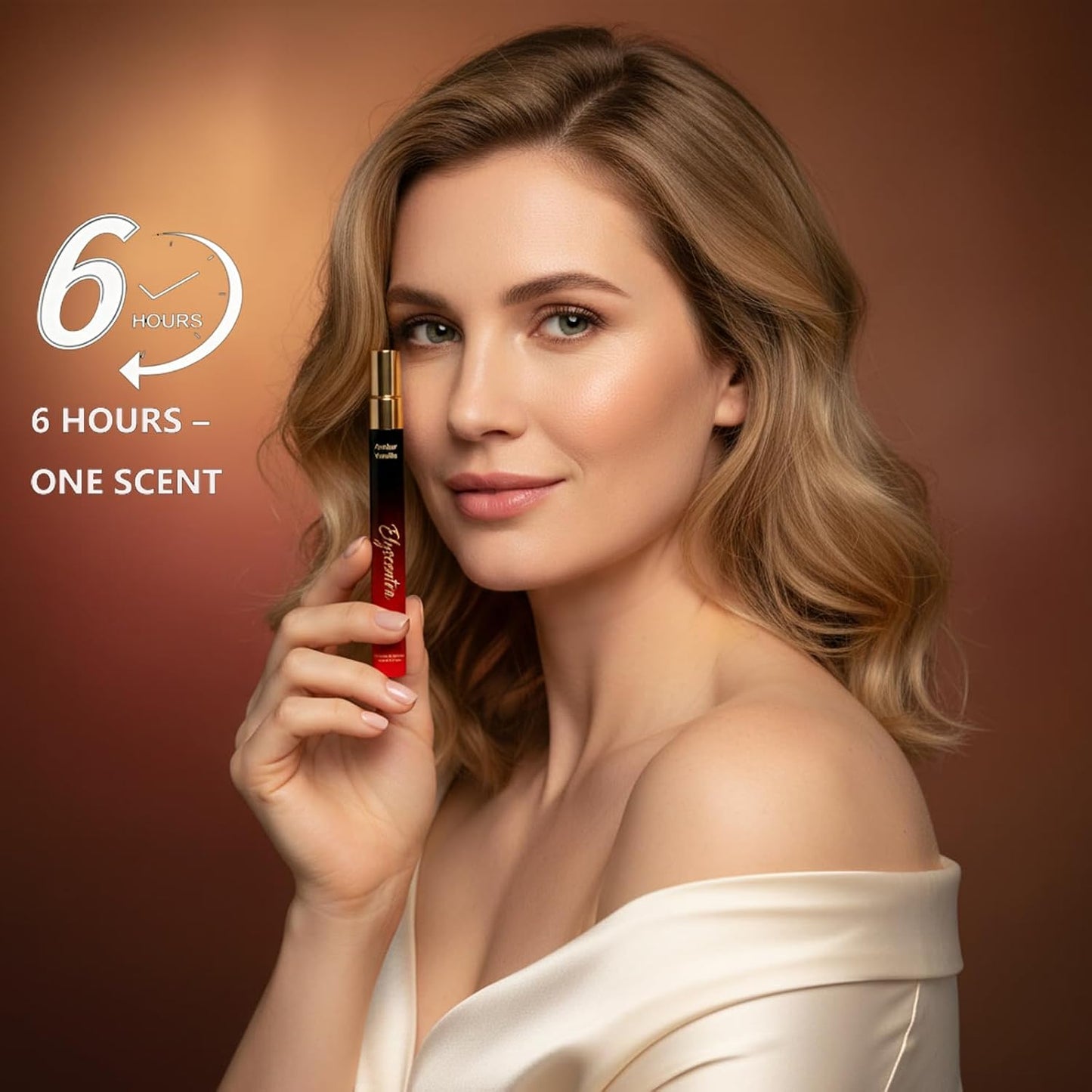 Pheromones Perfumes for Women, Long Lasting Amber Vanilla Perfumes Eau de Parfum Spray, 0.41 fl oz / 12 ml Travel Size Perfumes,Cologne Spray Ideal Gift for Her