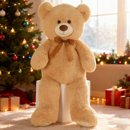 Toys Studio 47 Inch Big Teddy Bear Giant Stuffed Animal for Girls, 4 Feet Large Teddy Bear Baby Shower Party Decorations Kids Women Girlfriend Christmas Valentines Gifts, Light Brown