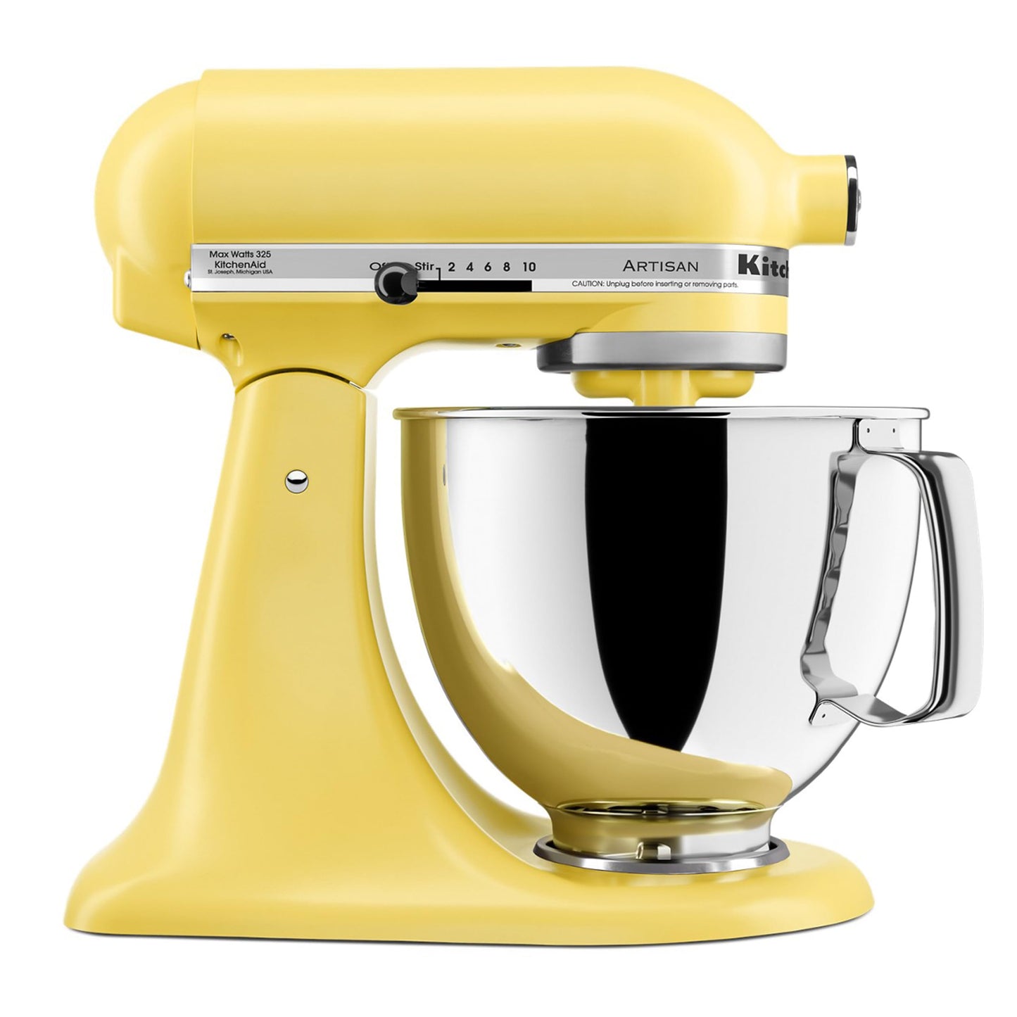 KitchenAid Artisan Series 5 Quart Tilt Head Stand Mixer with Pouring Shield KSM150PS, Almond Cream