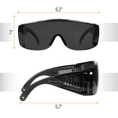 UNCO- Safety Goggles Over Glasses, Protective Goggles, Anti Fog, Work, Safety Glasses Over