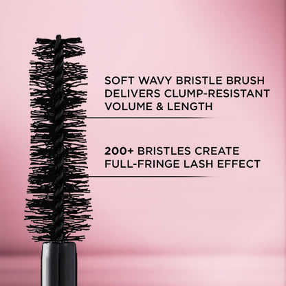 L'Oreal Paris Makeup Voluminous Lash Paradise Mascara, Voluptuous Volume, Intense Length, Feathery Soft Full Lashes, No Flaking, Smudging or Clumping, Latte Brown, 0.28 Fl Oz