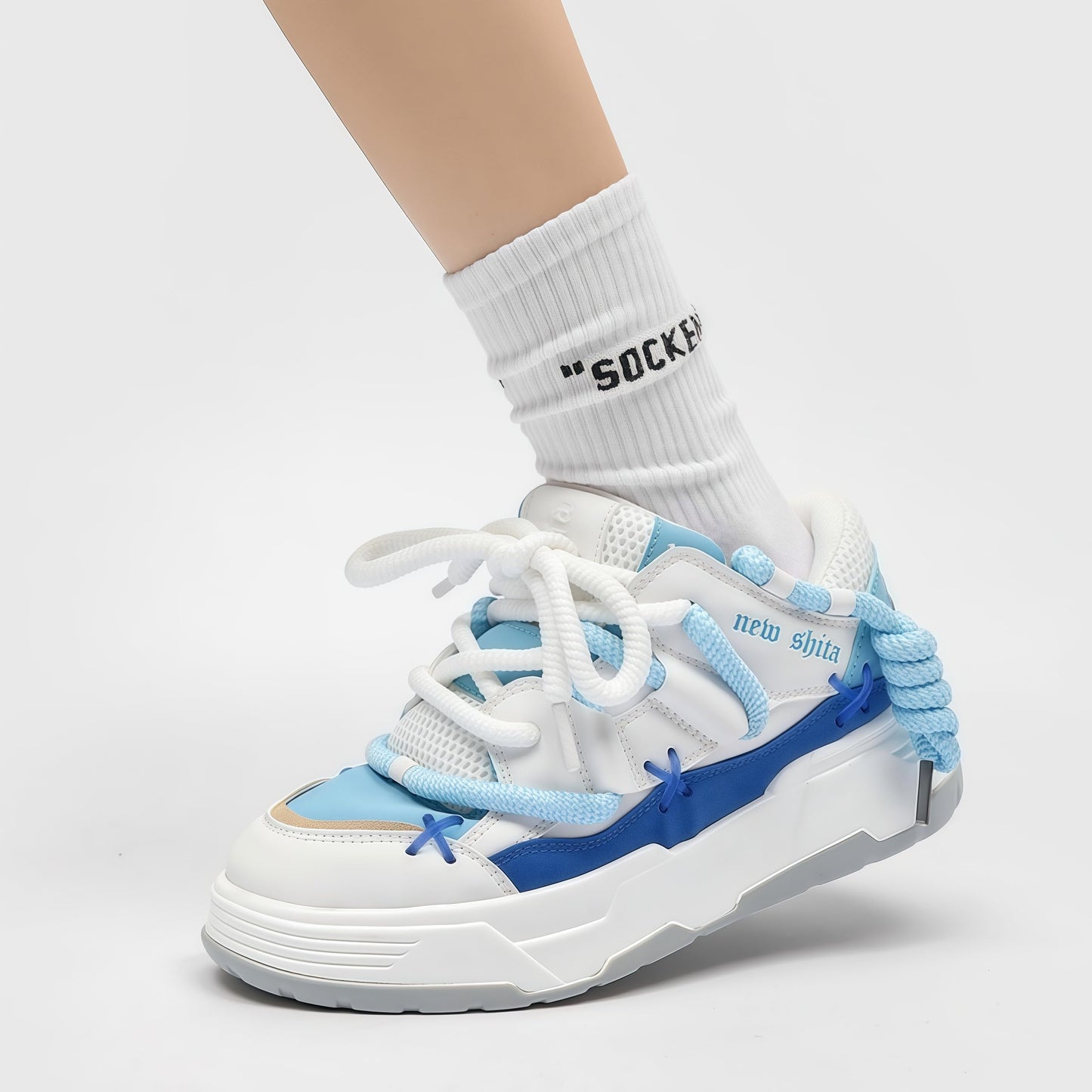 Men's and Women's Chunky Platform Sneakers, Y2K Aesthetic Unisex Dad Shoes, 2 inch Height Increasing Walking Shoes, Lightweight Breathable Athletic Fashion Trainers for Couples