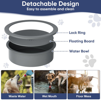 XIAZ Elevated Dog Bowls Large Breed Raised Dogs Bowl Stand Large/Medium Sized Dog Stainless Steel Food Water Bowl Stands 5 Heights Adjustable 9/11/12/14in Black Pet Feeder Dish Station