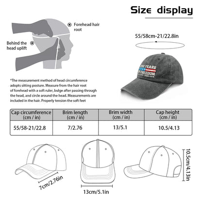 Funny Hat America Hats for Men Gifts for Dad Baseball Cap