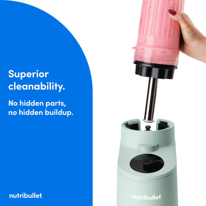 nutribullet Chill Ice Cream Maker, for Gelato, Sorbet, Frozen Yogurt, Smoothie Bowls, Compact Size, (2) Dishwasher Safe 16 oz. Pint Cups with Lids, Black, NBD50100AK