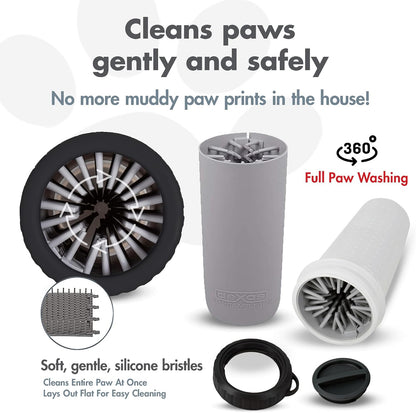 Dexas MudBuster Portable Dog Paw Cleaner - Premium Quality, Blue, Small Size for Pet Supplies and Accessories