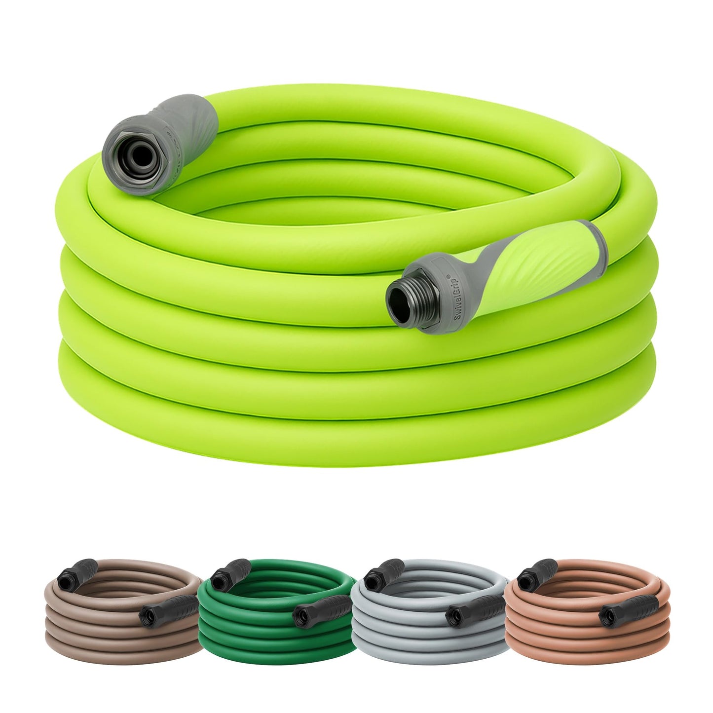 Flexzilla Garden Hose 5/8 in. x 50 ft., Lightweight All-Weather Water Hose, Durable and Flexible, Leak-Free Connections