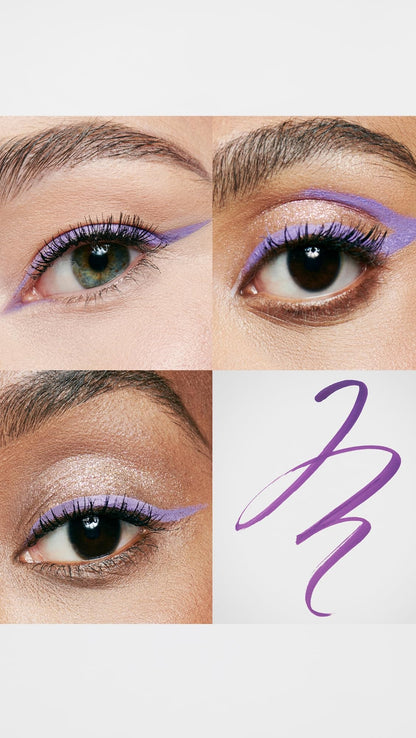 stila Waterproof Liquid Eye Liner, Stay All Day Makeup with Fine Brush Tip Lasting Satin Finish, Smudge-Proof & Transfer-Resistant