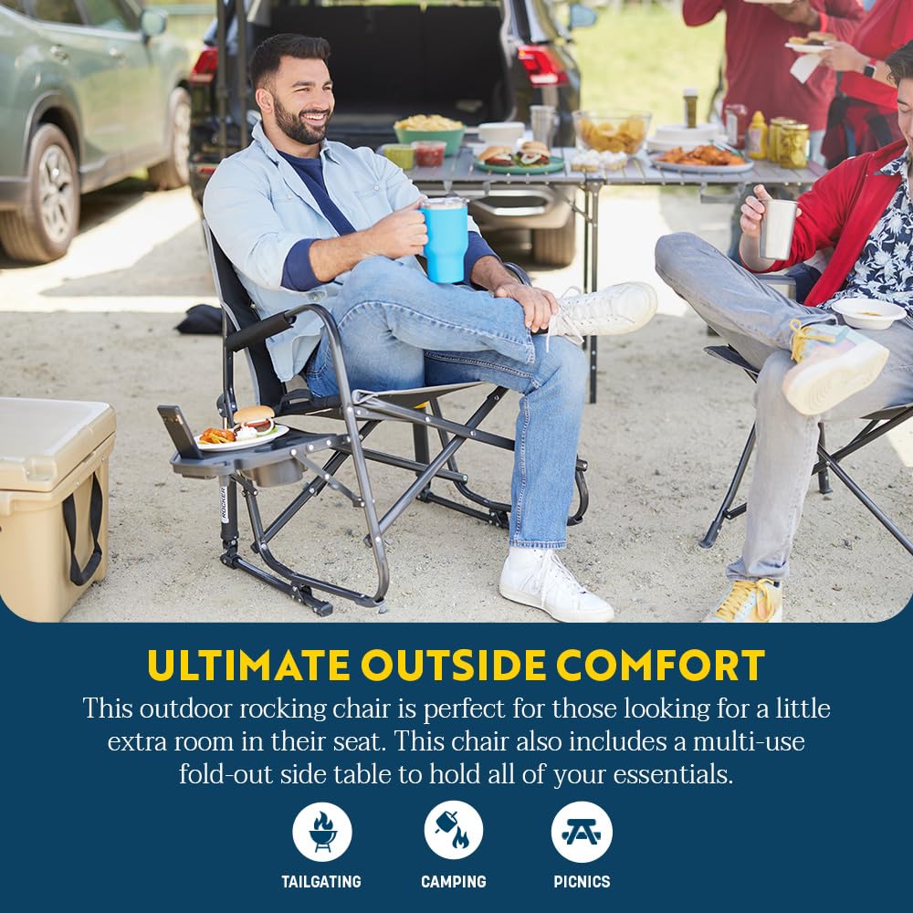 GCI Outdoor Stowaway Rocker - Hunter Topo