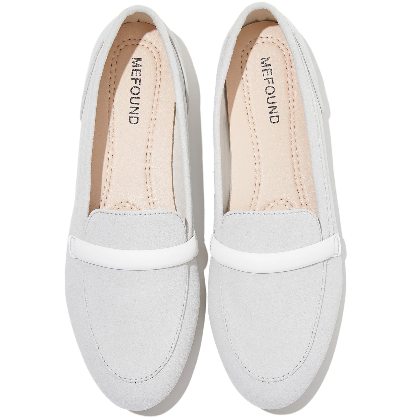 Women's Slip on Flats Shoes Runs Small Faux Suede Ballet Flats Fashion Business Casual Comfortable Flats Dressy Loafers for Women