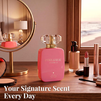Pheromone Perfume for Women, Amber Noir Extrait de Parfum - Long Lasting Vanilla Amber Scent, 30% High Concentration, Full Size Fragrance Spray, 1.0 oz / 30 ml