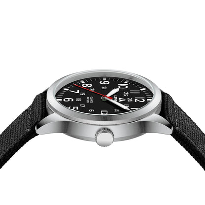 LN LENQIN Mens Watches Unisex Military Sport Nylon Strap Stylish Luminous Fashion Analog Quartz Watch for Men Waterproof Army Tactical Casual Wristwatch