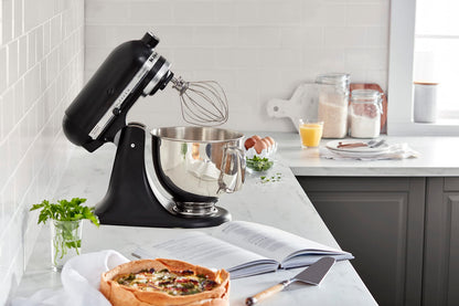 KitchenAid Artisan Series 5 Quart Tilt Head Stand Mixer with Pouring Shield KSM150PS, Almond Cream