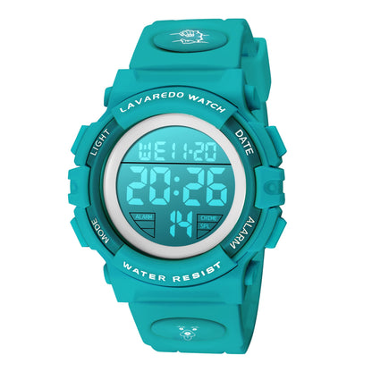 Kids Watch,Boys Watch for 3-15 Year Old Boys,Digital Sport Outdoor Multifunctional Chronograph LED 50 M Waterproof Alarm Calendar Analog Watch for Children with Silicone Band,Kids Gift