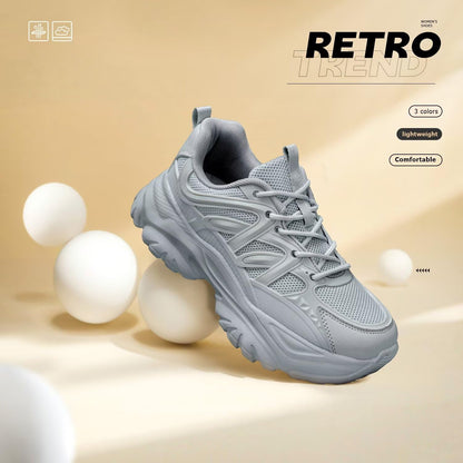 Women's Road Running Shoes Non Slip Ladies Walking Fashion Athletic Chunky Sneakers Work Gym Comfort Lightweight Mesh Soft Sole