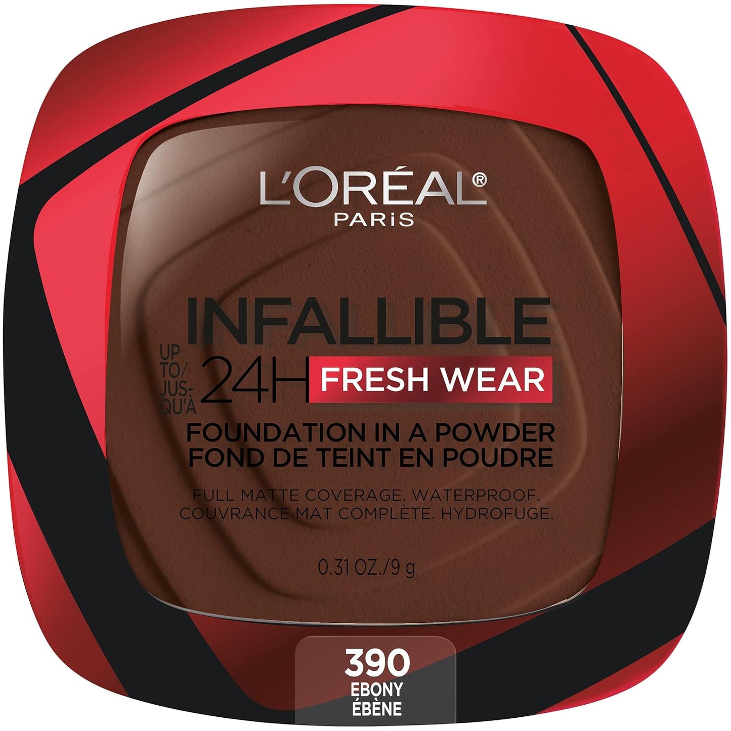 L'Oreal Paris Makeup Infallible Fresh Wear Foundation in a Powder, Up to 24H Wear, Waterproof, Vanilla, 0.31 oz. (Packaging May Vary)