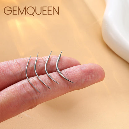 GEMQUEEN Piercing Taper Ball Grabber Tool for Changing Jewelry - 14G 16G 18G 20G Stainless Steel Flat Back Earrings Applicator Tool Threadless Insertion Pin Thread Body Piercing Kit for Ear Nose Lip