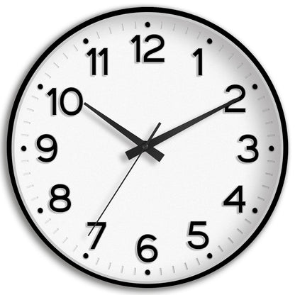 Roymnie Wall Clock Green, Silent Wall Clocks Battery Operated 8 Inch-Modern Non Ticking Analog Clock Decorative for Kitchen Office Bathroom Bedroom(Gold)
