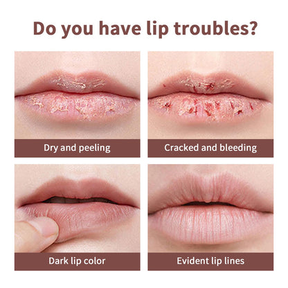 Honey Lipstick Tinted Lip Balm - Sheer Hydrating Lipstick for All Skin Tones - Moisturizing Lip Color, Nourishing Lip Balm with a Hint of Natural Black Cherry Tint