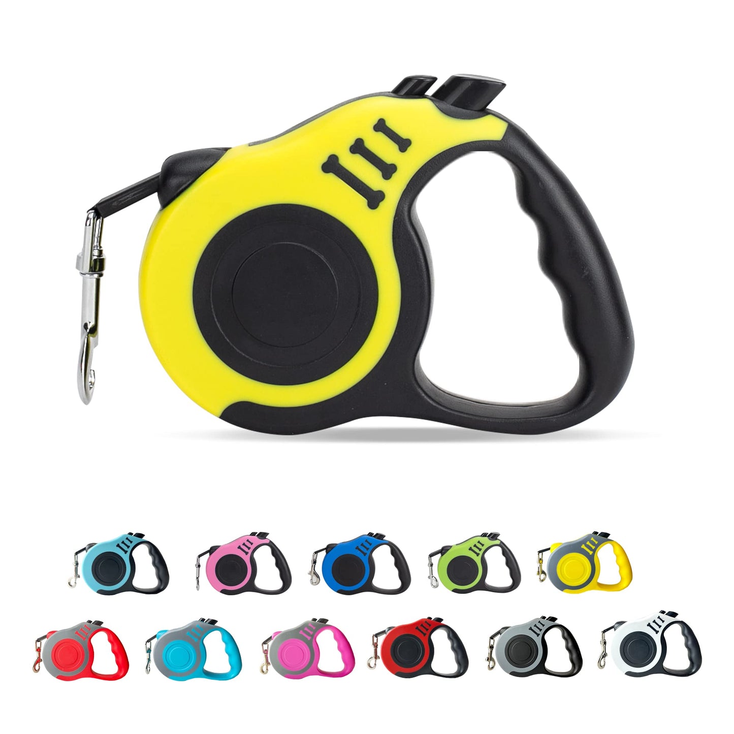 Retractable Dog Leash Automatic Telescopic Tractor Dog Tape, Pet Tape 10/16 FT Durable and Convenient, with Non-Slip Handle, Suitable for Small and Medium-Sized Dogs