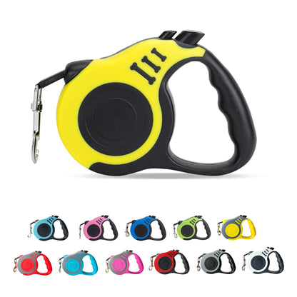 Retractable Dog Leash Automatic Telescopic Tractor Dog Tape, Pet Tape 10/16 FT Durable and Convenient, with Non-Slip Handle, Suitable for Small and Medium-Sized Dogs