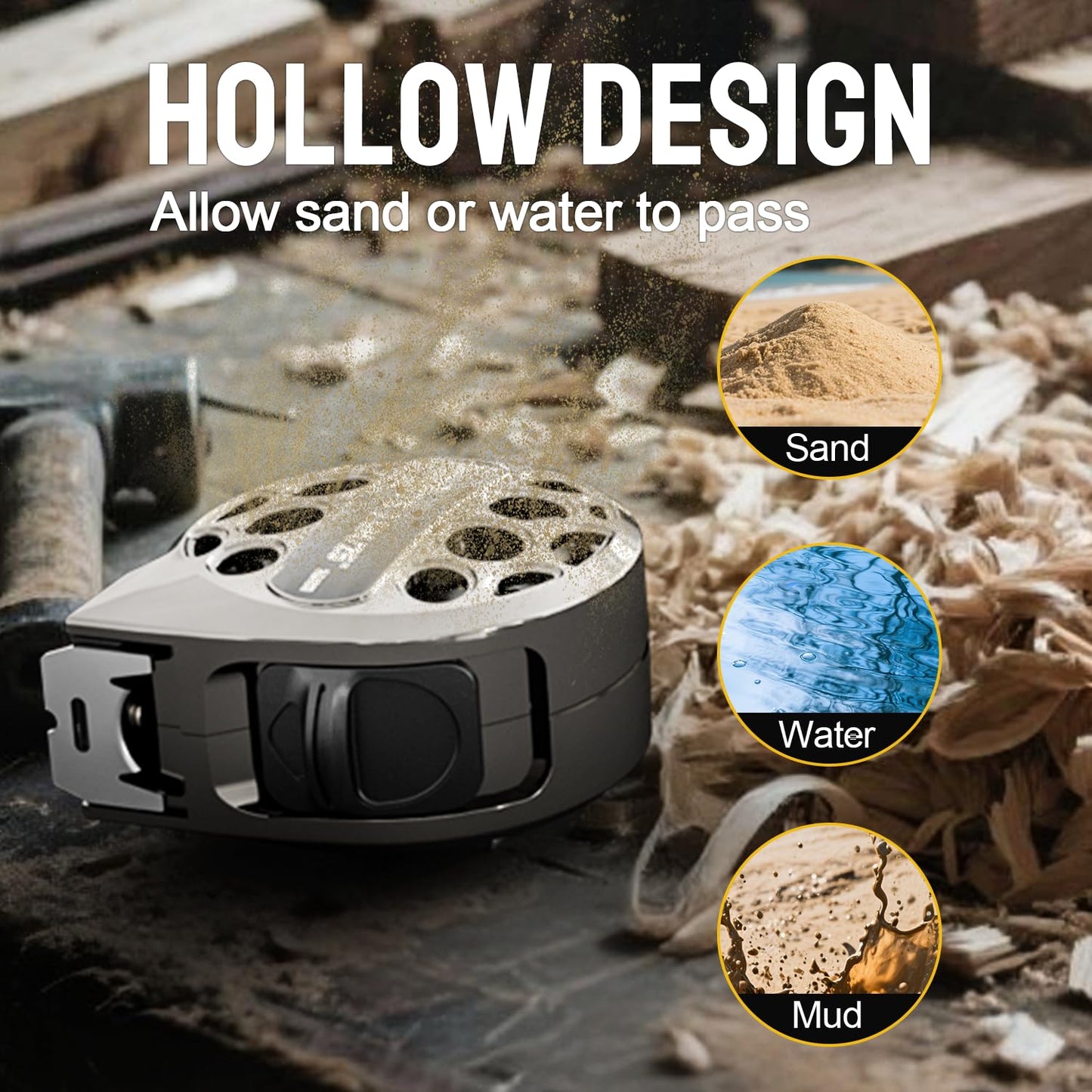 STEELITE Tape Measure 25'FT Stainless Steel Waterproof & Rustproof Retractable Measuring Tape with Hollow Design Carbon Fiber
