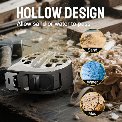 STEELITE Tape Measure 25'FT Stainless Steel Waterproof & Rustproof Retractable Measuring Tape with Hollow Design Carbon Fiber