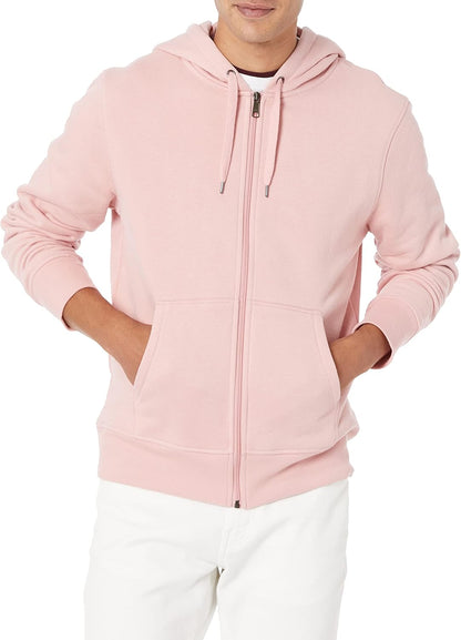 Amazon Essentials Men's Full-Zip Fleece Hoodie Sweatshirt (Available in Big & Tall)