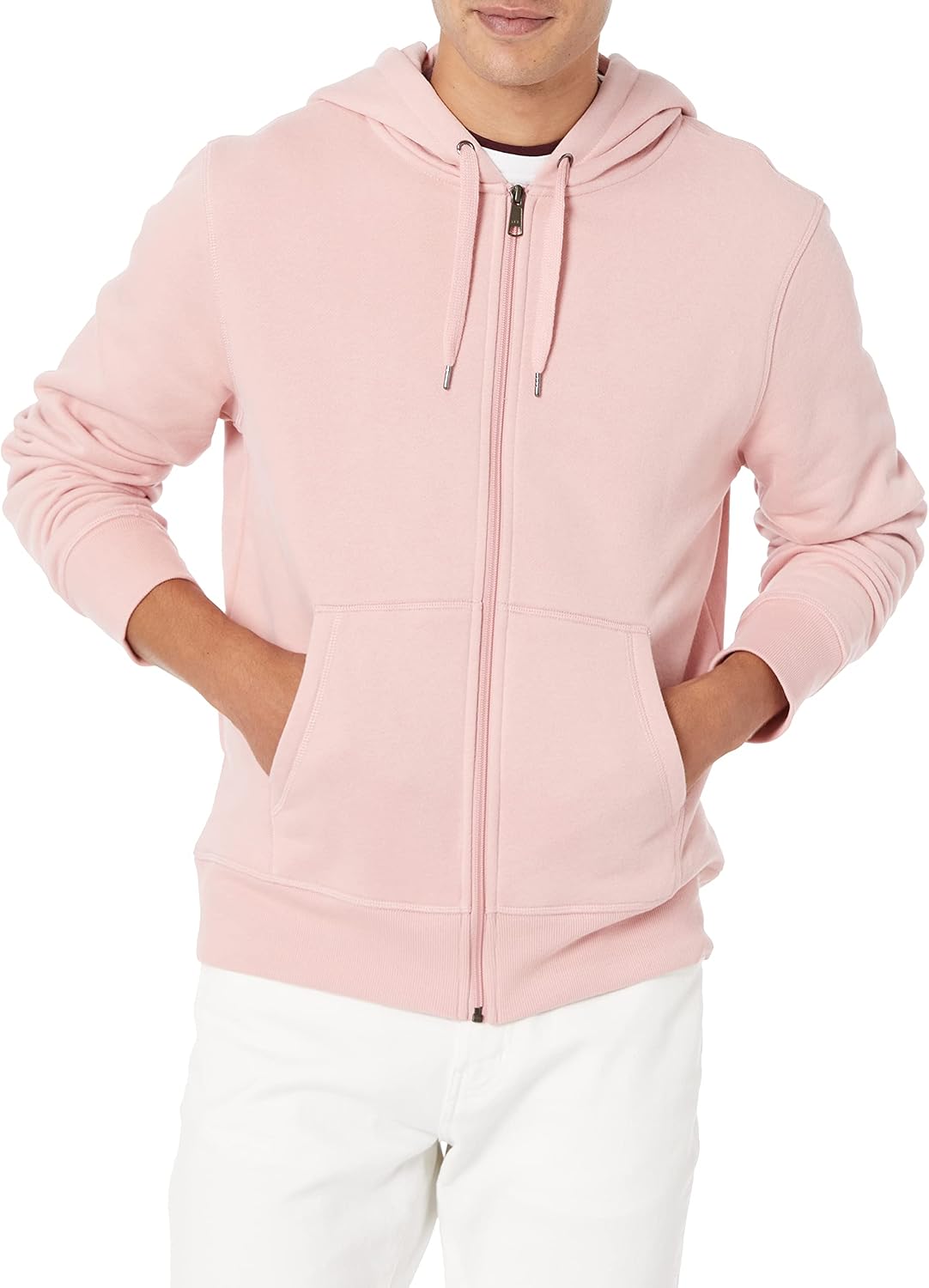 Amazon Essentials Men's Full-Zip Fleece Hoodie Sweatshirt (Available in Big & Tall)