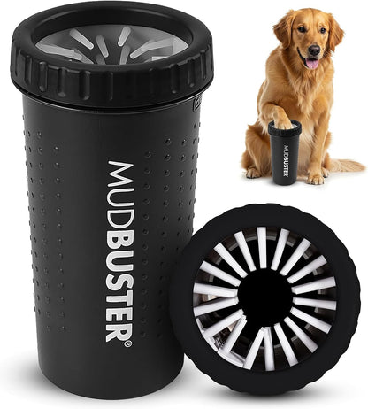 Dexas MudBuster Portable Dog Paw Cleaner - Premium Quality, Blue, Small Size for Pet Supplies and Accessories