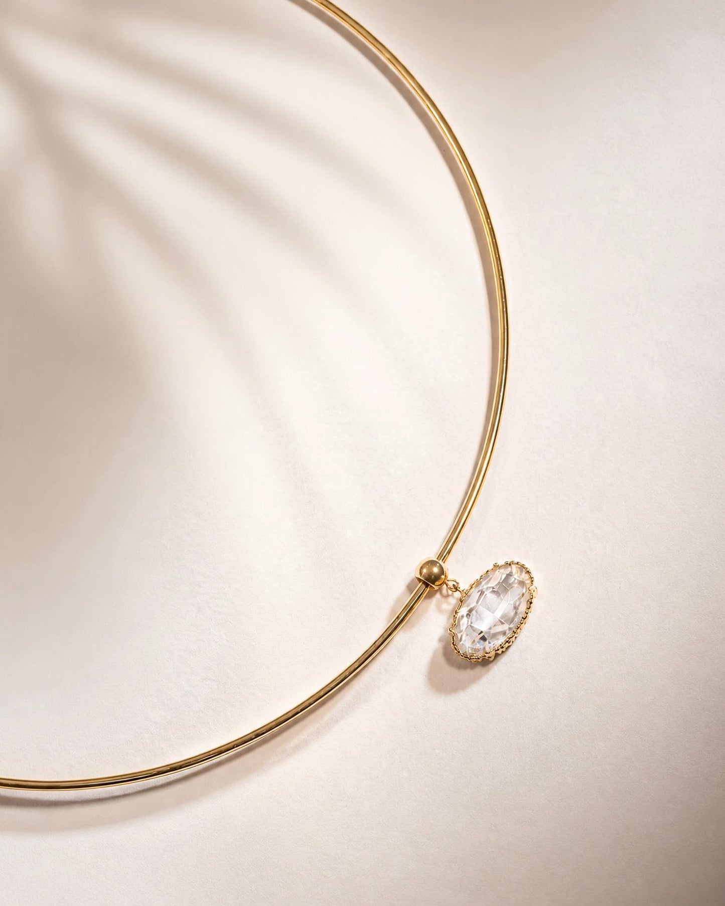 TLY Collar Choker Necklace for Women Trendy Non Tarnish 18K Gold Plated Dainty Wire Choker Cubic Zirconia Pendant Necklace Waterproof Cute Fashion Simple Necklace Stack Womens Jewelry Gift